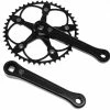 BLB Brick Lane Bikes Pista Vera Crankset Track Cranks - 46t - 165mm -Sram Winkel 0013815 blb pista vera crankset black
