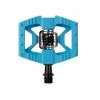 Crankbrothers Double Shot 1 Clipless Pedaal - Blauw 1 Crankbrothers Double Shot 1 Clipless Pedaal - Blauw -Sram Winkel 16181CBblue