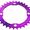 Race Face Kettingring Smal- 4 Bouts - 104mm - Paars -Sram Winkel 2041081530 CHAINRING SINGLE NARROW WIDE 4 BOLT 104mm 9 10 11 SPEED 30Z PURPLE