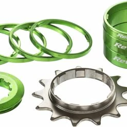 Reverse Singlespeed Kit 13T Tandwiel + 7 Spacers - Groen