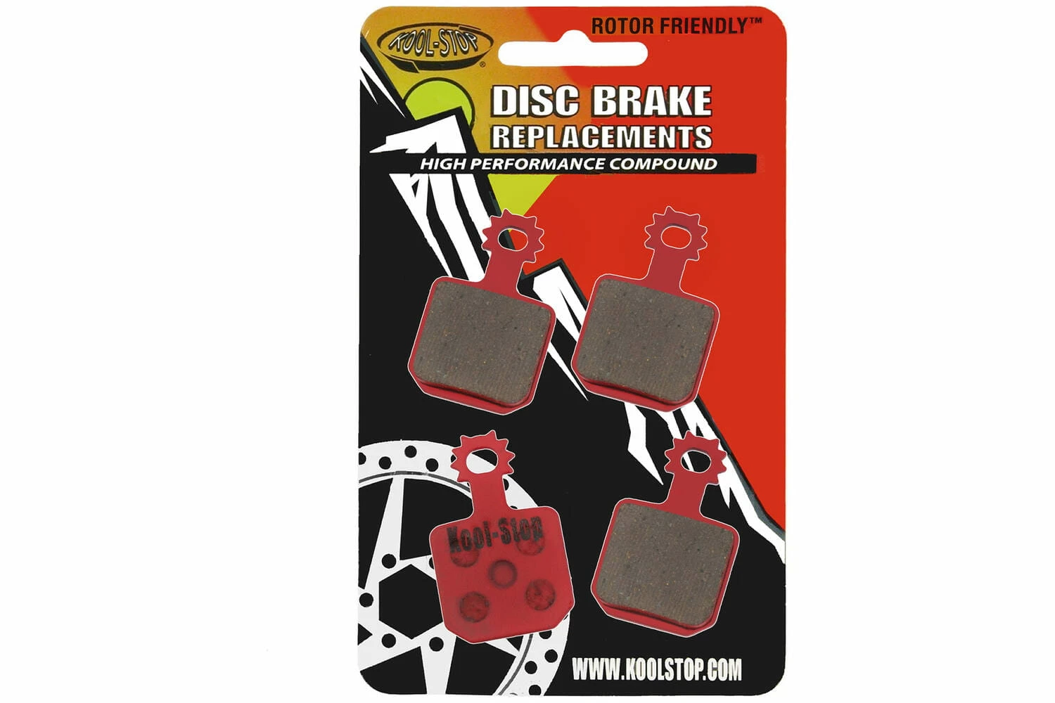 Kool-stop Remblokken Voor Magura MT7 - Organisch 4 Kool-stop Remblokken Voor Magura MT7 - Organisch - Afbeelding 2