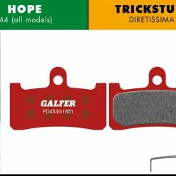 GALFER Geavanceerde Remblokken Voor Hope / Trickstuff - Rood