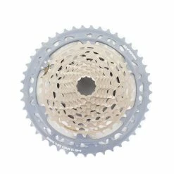 E-thirteen Helix Race Gravel Cassette 12-speed - 9-45 Tanden - Nikkelgrijs