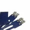 BLB Brick Lane Bikes Double Leather Straps Pedalriemen - Blau -Sram Winkel Pedal Straps Blau