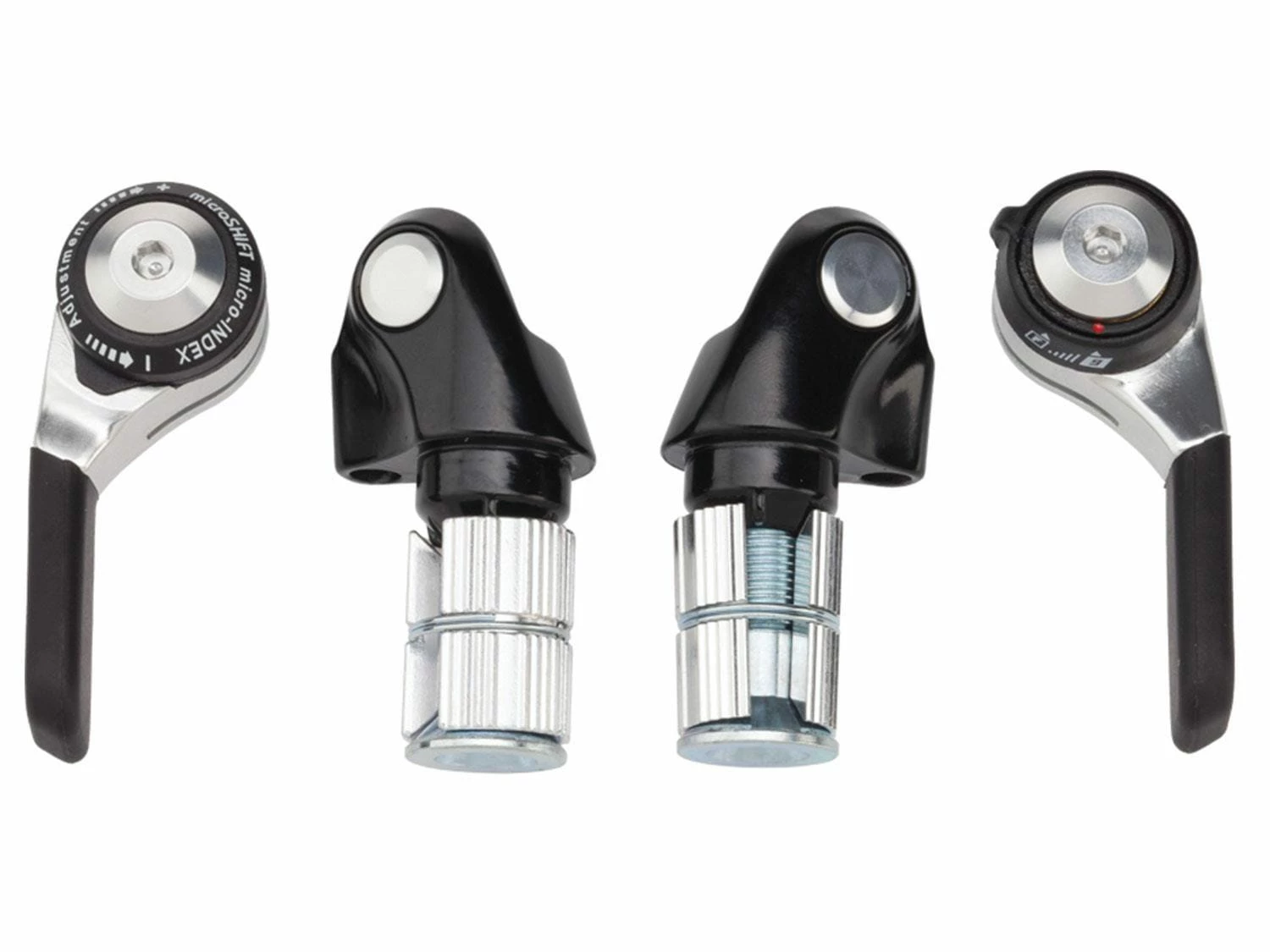 MICROSHIFT R9 Road Bar End Flat Bar Schakelhendel 2/3x9 Speed - Zwart 3 MICROSHIFT R9 Road Bar End Flat Bar Schakelhendel 2/3x9 Speed - Zwart