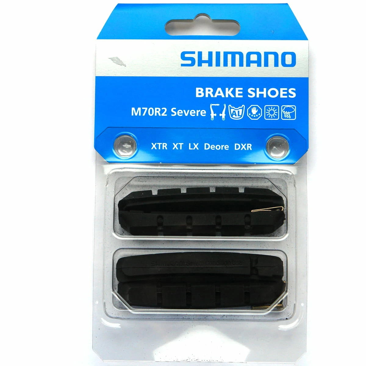 Shimano Remrubberset 4 Stuks Voor 2 V-brakes 3 Shimano Remrubberset 4 Stuks Voor 2 V-brakes