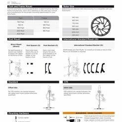 AVID Schijfadapter - 40P PM 40mm Staal VR 200 Mm / HR 180mm -Sram Winkel caliper mounting 15715fd204d39ayb3ppG4wM25iS