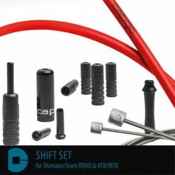 CAPGO Schakelkabelsets BL Shimano/Sram ROAD & ATB/MTB - Rood