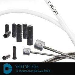 CAPGO ECO-schakelset Voor Shimano/Sram ROAD & ATB/MTB - Wit