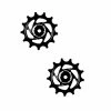 HOPE Jockey Wheels Katrollen - 13 Tanden - Zwart -Sram Winkel hjw004n 1280x1280