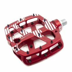 E-thirteen Plus Platte Pedalen - Rood -Sram Winkel plusped3r