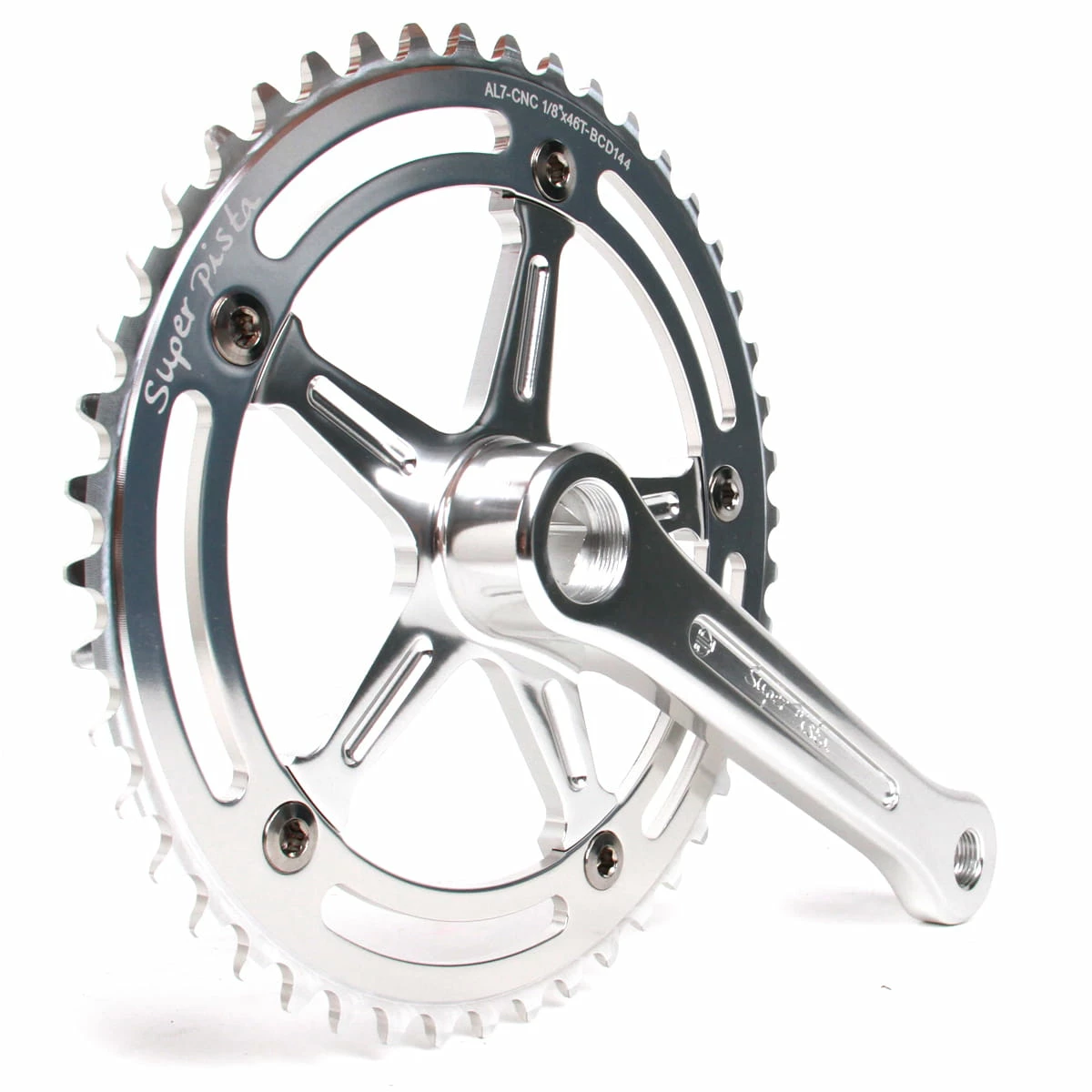 BLB Brick Lane Bikes Super Pista Crankstel 165mm 6 BLB Brick Lane Bikes Super Pista Crankstel 165mm - Afbeelding 4